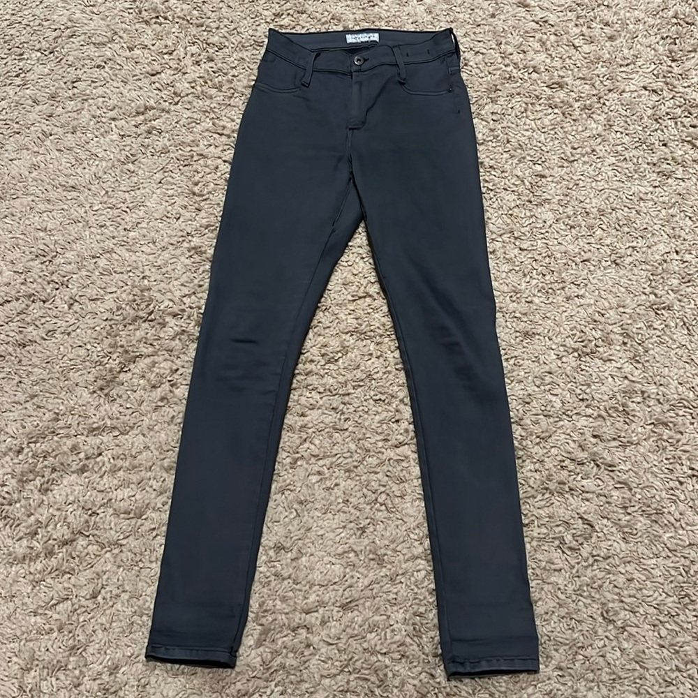 James Women's Gray Twiggy Dancer Skinny Jeans Pants 28